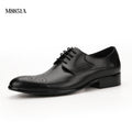 Carved Leather Formal Shoes for Men